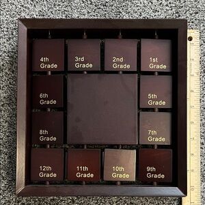 Wooden School Year Countdown Frame